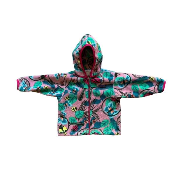 Patagonia Ladybug & Butterfly Bug Hunting Magnifying Glass Fleece Jacket 18M - Picture 1 of 12
